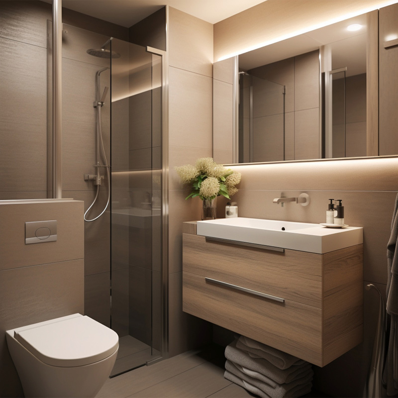 Buy Bathroom Cabinets in Qatar | Bathroom Cabinets with Mirror