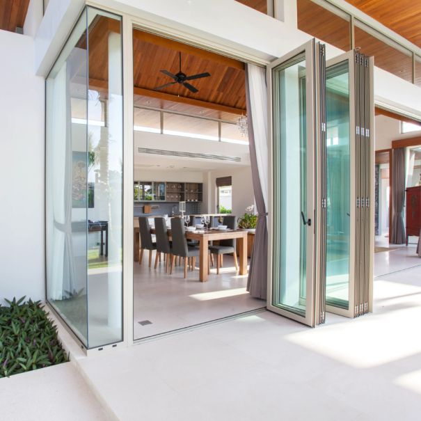 Bi-Fold sliding doors