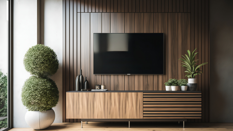 Modern TV cabinet designs in Qatar