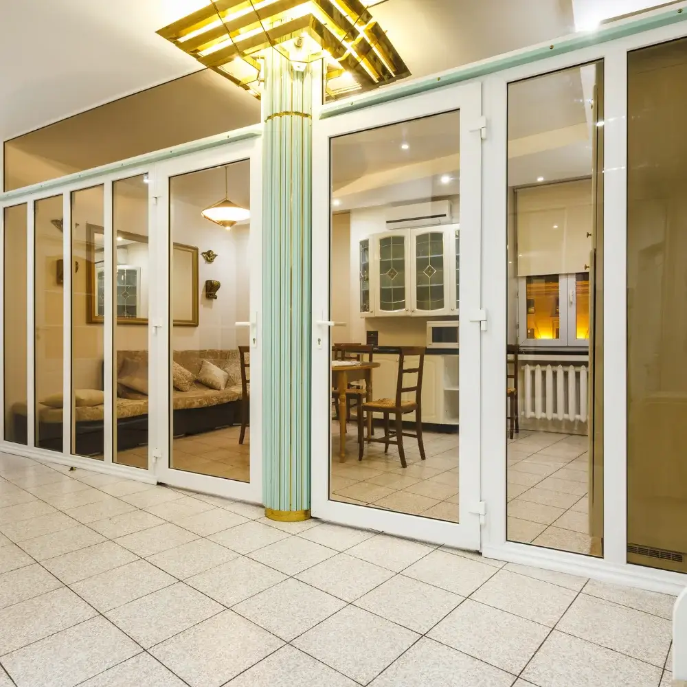 pvc folding door