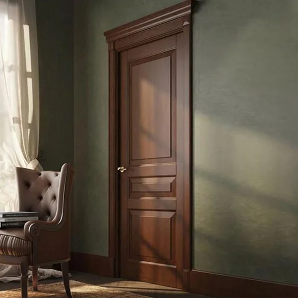 Premium wooden door showing the advantages of wooden doors