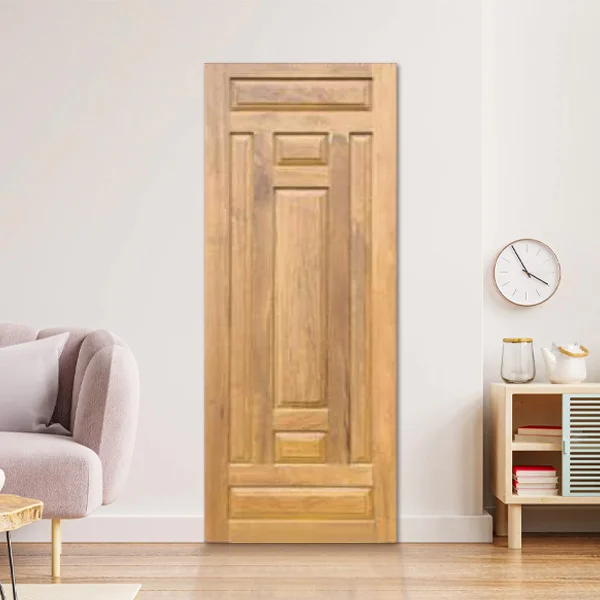 High-quality wooden door with a smooth, flawless finish