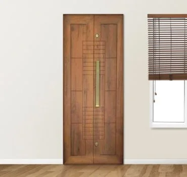 Modern wooden door in Design 3 with a sleek contemporary finish