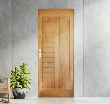 Modern wooden door in Design 2 with a sleek stylish finish