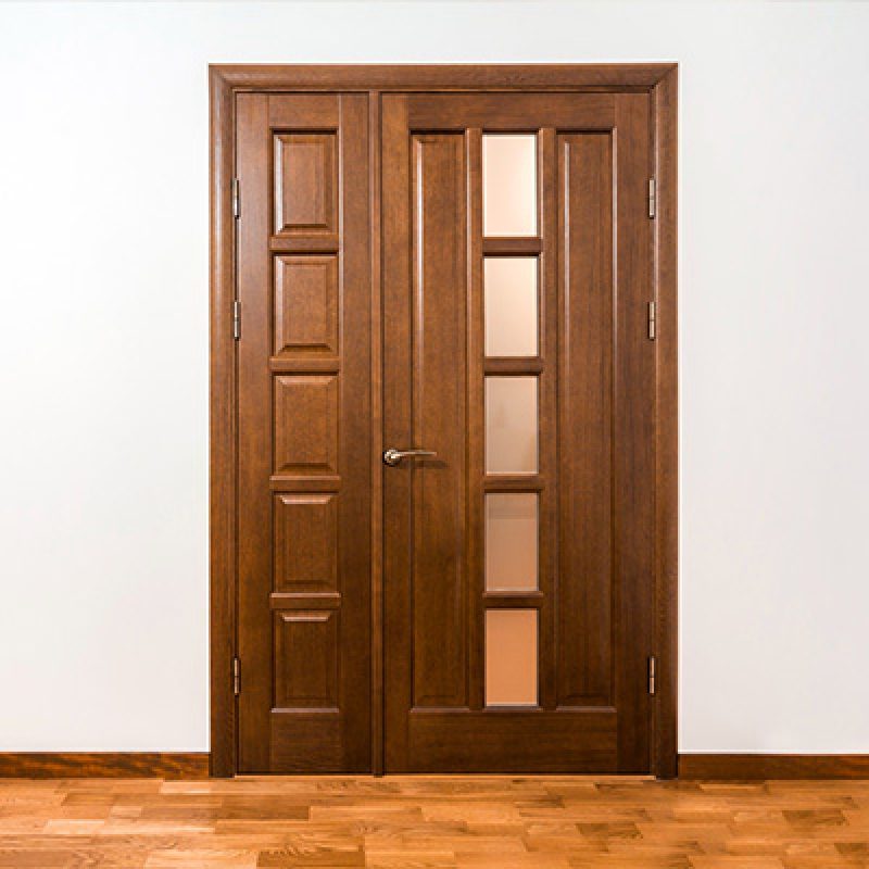 Wooden door showing that sliding doors can be made from wood